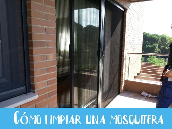 Cómo limpiar una mosquitera