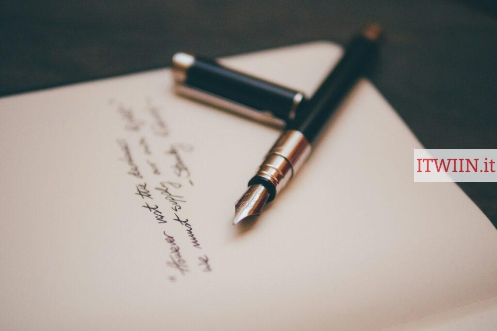 black and silver fountain pen