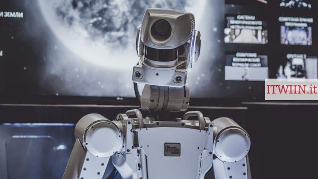 white robot